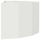 Donica Biały 90 x 45 x 35 cm Stal