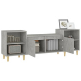 vidaXL Szafka pod TV, szarość betonu, 160x35x55 cm model standard