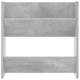 Półki ścienne na buty 2 szt., szare, 60x18x60 cm, płyta wiórowa