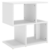 vidaXL Szafka nocna, biała, 50x30x51,5 cm, materiał drewnopochodny
