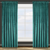 Zasłona Rosa ciemnoturkusowa 140x270 model standard