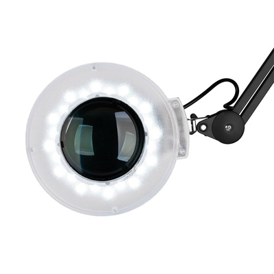 Lampa lupa led S5 + statyw led reg. natężenie światła czarna 128923