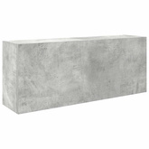 Wisząca szafka łazienkowa, szarość betonu, 100x25x40 cm