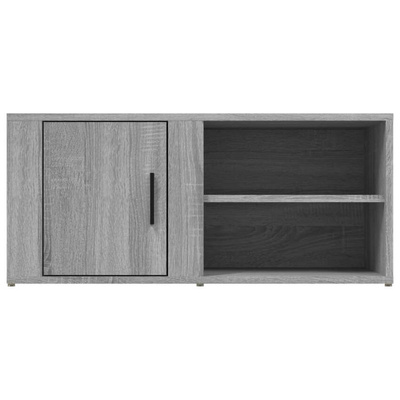 vidaXL Szafka pod TV, szary dąb sonoma, 80x31,5x36 cm