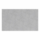 Stopień Prostokątny 2 pcs Srebrny 50 x 30 cm Aluminium