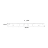 Lampa sufitowa K-5494 z serii SWING