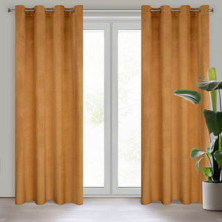 Zasłona Rosa miodowa 140x250