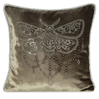 Poduszka Royal ciemnobeżowa 45x45