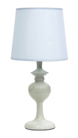 Lampka nocna Berkane z abażurem niebieska metalowa klasyczna