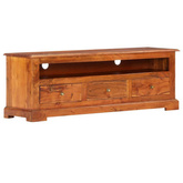 vidaXL Szafka pod TV, 120x30x40 cm, lite drewno akacjowe