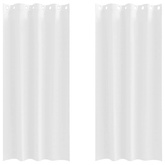 Firany blackout z kółkami 2 pcs Czysta Biała 245 x 140 cm