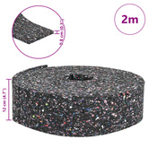 Rolka granulatu gumowego Czarny 200 x 12 x 0,8 cm Guma