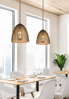 Lampa sufitowa wisząca candellux sfinks 31-43306 stożek e27 ażurowy patyna