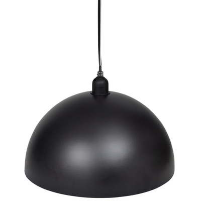 Półokrągłe lampy sufitowe, 2 szt., regulowana długość, czarne
