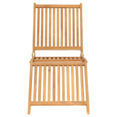 vidaXL Leżak, lite drewno tekowe