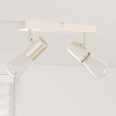 Reflektor sufitowy Nikiel 26 x 6,5 x 11,5 cm Metal