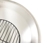 vidaXL Palenisko i grill 2-w-1, z pogrzebaczem, 59x59x60 cm, stal