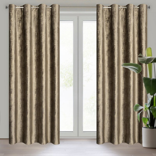 Zasłona Marsala brązowa 140x250