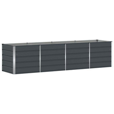 Donica Antracyt 320 x 80 x 75 cm Stal