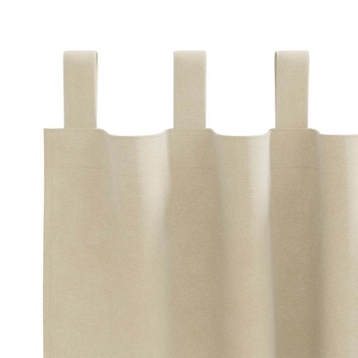Zasłony zaciemniające 2 pcs Kremowy 140 x 225 cm Aksamit