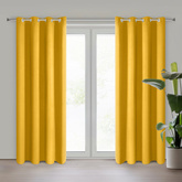 Zasłona Parisa musztardowa 140x250
