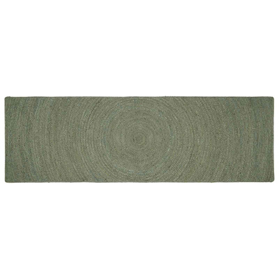 Dywany pokojowe Oliwkowy zielony 80 x 300 cm Juta