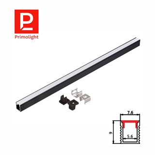 PrimoLight Profil aluminiowy LED wysoki czarny