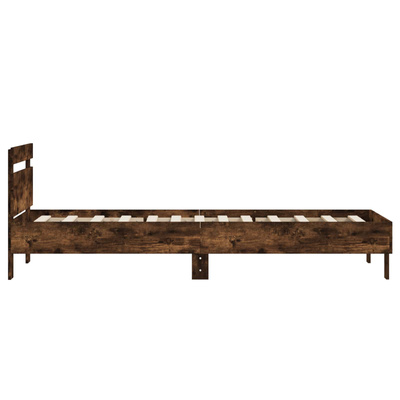 Ramka łóżka Dąb wędzony 80 x 200 cm Drewno inżynieryjne