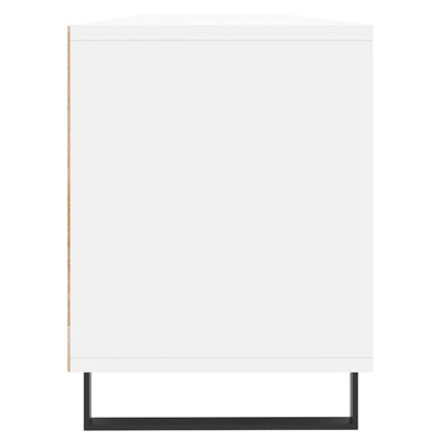 vidaXL Szafka pod TV, biała, 150x30x44,5 cm, materiał drewnopochodny wariant 7