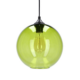 Lampa sufitowa szklana kula zielona Edison Candellux 31-29546-Z