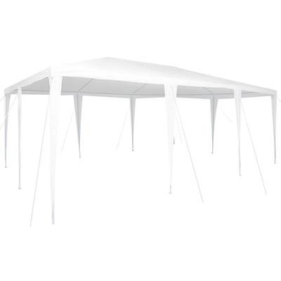 Namiot Imprezowy Biały 600 x 400 x 266 cm Polietylen i Stal