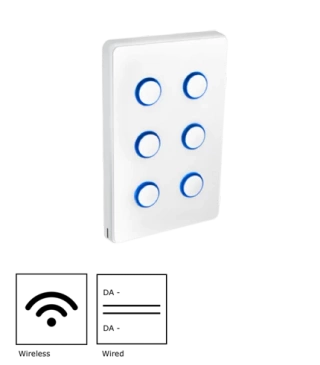 Panel przyciskowy DALI-2 z mostkiem Thread 53487 Bialy