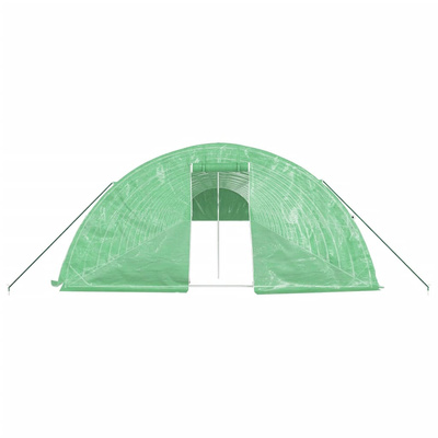 Szklarnia ze stalową ramą, zielona, 120 m?, 24x5x2,3 m
