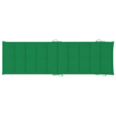 vidaXL Ogrodowy leżak z poduszką, lite drewno akacjowe