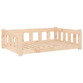 vidaXL Legowisko dla psa, 95,5x65,5x28 cm, lite drewno sosnowe model standard