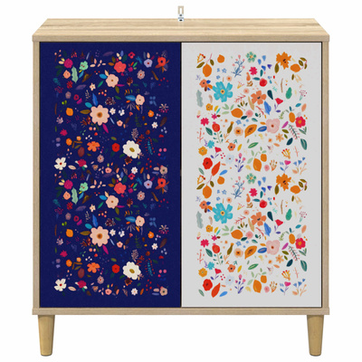 Bufet MAINZ Sonoma 69 x 33 x 75 cm Drewno inżynieryjne