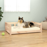 vidaXL Legowisko dla psa, 95,5x65,5x28 cm, lite drewno sosnowe wariant 4