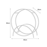 Stojak na drewno KS-20 STOJAK WOOD RING L z serii KAJA HOME