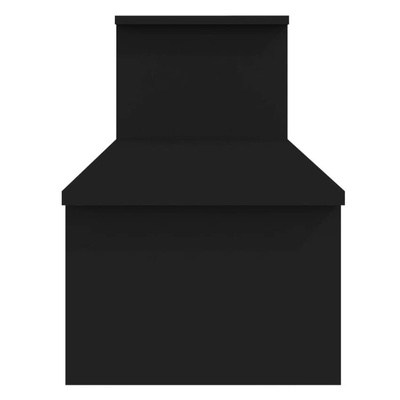 vidaXL Szafka pod TV, czarna, 180x30x43 cm, materiał drewnopochodny