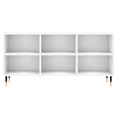 vidaXL Szafka pod TV, biała, 103,5x30x50 cm, materiał drewnopochodny