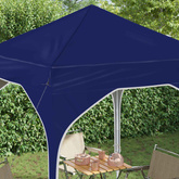 Namiot imprezowy rozkładany 194 x 194 x 245 cm niebieski