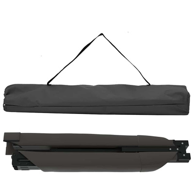Składane Łóżko Kempingowe 2 szt. Czarny 193 x 69 x 45 cm