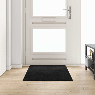 Chodnik dywanowy Czarny 80 x 150 cm 100% Poliester Tuft