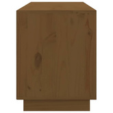 vidaXL Szafka pod TV, miodowy brąz, 176x37x47,5cm, lite drewno sosnowe