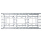 Podniesione łóżko gabionowe 130 x 50 x 80 cm Stal ocynkowana