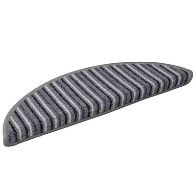 Samoprzylepne maty na schody 15 pcs Szary 56 x 17 x 3 cm