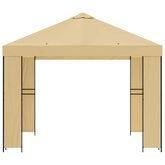 Altana 3 x 3 m kremowy Poliester i Stal 190 gsm