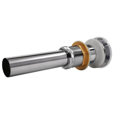 Odpływ z korkiem do umywalki, stal nierdzewna