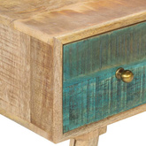 vidaXL Biurko, 118x50x75 cm, lite drewno mango