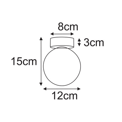 Lampa sufitowa K-5681 z serii AURA
